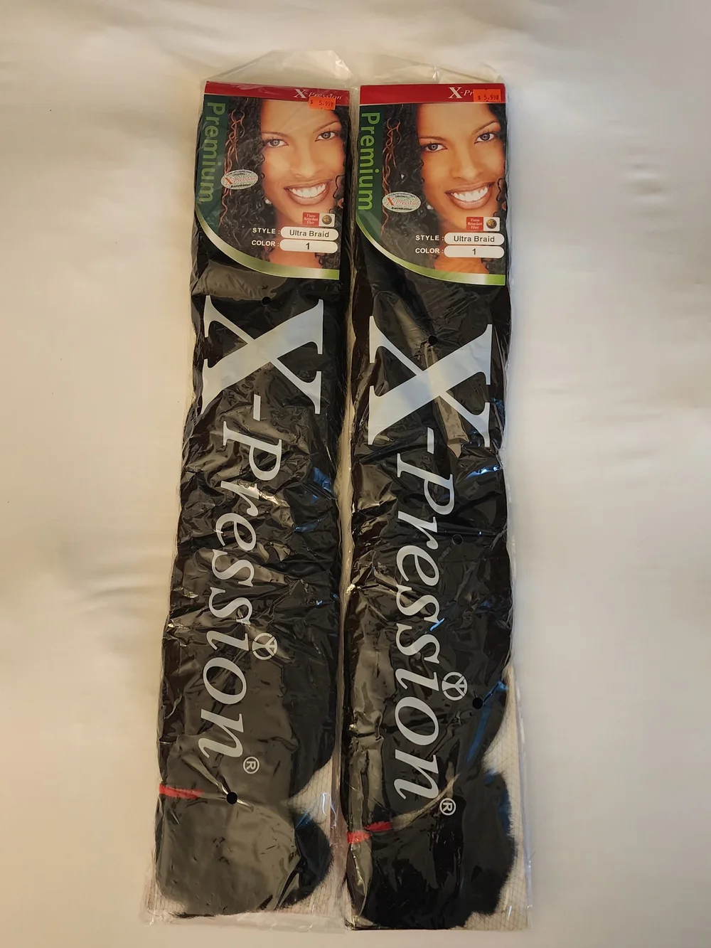 13 Packs Braiding Hair – X-Pression / RastAfri – Colors 1 & 1B